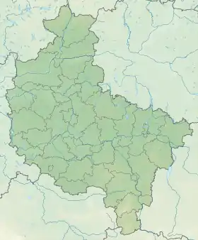 Voir sur la carte topographique de Voïvodie de Grande-Pologne