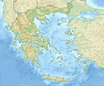 Carte de Grèce.