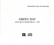 Description de l'image Green Day J.A.R. US promo CD.jpg.