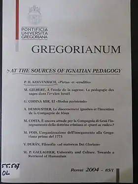 Image illustrative de l’article Gregorianum