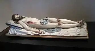 Gregorio Fernández : Christ couchée, 1627.