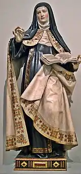 Gregorio Fernández : Sainte Thérèse d'Avila, 1624.
