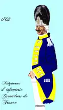 régiment des Grenadiers de France de 1762 à 1771
