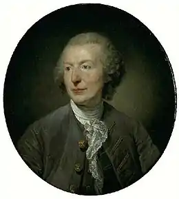 Jean-Baptiste Greuze, Portrait de l'abbé Louis Gougenot, 1757.