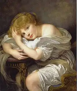 La jeune Fille à la colombe, musée de la Chartreuse de Douai.