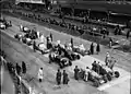 Grille du Grand Prix automobile de Tunisie 1936.