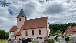 Église côté cimetière