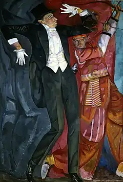 Boris Grigoriev, Portrait de Vsevolod Meyerhold, 1916