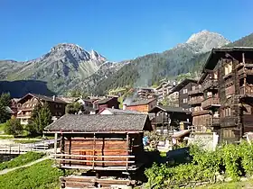 Le Sex de Marinda (à gauche) vu de Grimentz