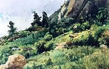 Paisagem (1883) Museu Antônio Parreiras