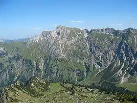 Vue du Großer Daumen depuis l'Entschenkopf