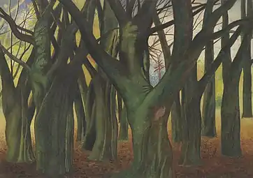 Arbres verts (1941), Ostende, musée d'Art à la mer.