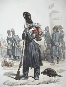 Grognard de la Vieille Garde en 1813.