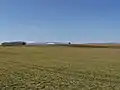 Vue sur le massif du Jura depuis la région du Gros-de-Vaud, en direction de Penthéréaz, près de Villars-le-Terroir.