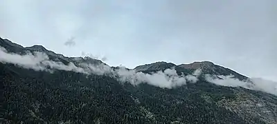 Vue des crêtes du Gros Crey.