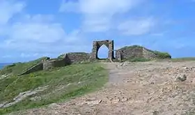 Ruines du château de Grosnez.