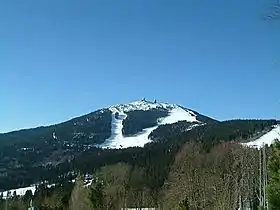 Vue du Großer Arber depuis le nord.