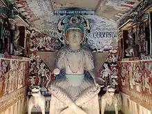 Maitreya. Peintures et sculpture de la dynastie des Liang du NordGrotte N° 275