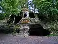 La grotte de l'Ermitage, dans le massif de la Serre