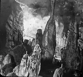 Vue de la grotte de Gargas,photo F. Régnault