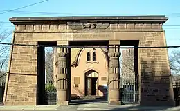 Entrée du Grove Street Cemetery.