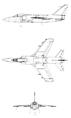 vue en plan de l’avion