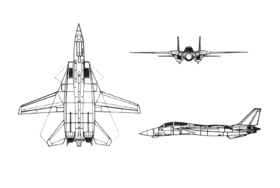 vue en plan de l’avion