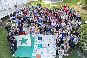 Photo de groupe du 74e congrès en 2018 à Badajoz