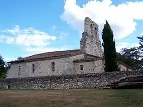 L'église Saint-Christophe d'Esquerdes.(sept. 2014)