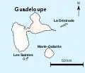 La Guadeloupe et ses dépendances.