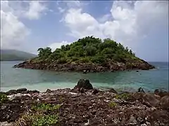 Les Îlets Pigeon dans la Réserve Cousteau, Parc National de la Guadeloupe, Bouillante.