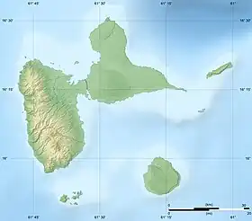 Voir sur la carte topographique de Guadeloupe