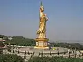 Statue de Guanyin sur la colline du Lotus (Lianhuanshan).