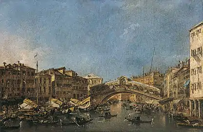 Le Pont du Rialto, après 1760Musée des Augustins de Toulouse