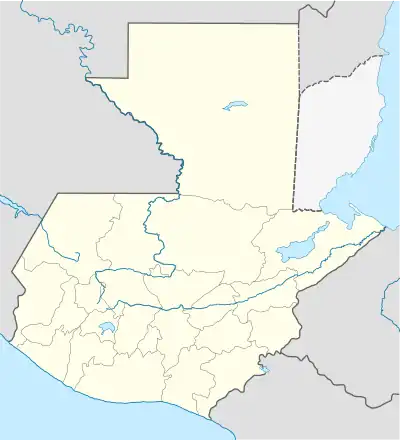 Carte des aéroports du Guatemala