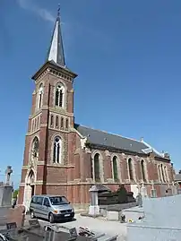 L'église Saint-Jean-Baptiste.