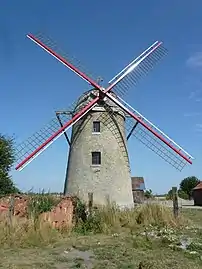 Le moulin à vent.