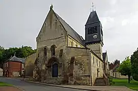 Façade de l'église.