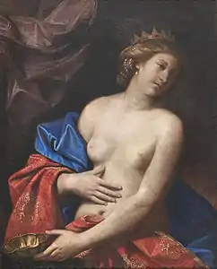 Sophonisbe buvant le poison,1630, Guercino.