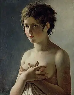 Jeune fille en buste (vers 1794),Paris, musée du Louvre.