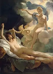 Morphée et Iris, Pierre-Narcisse Guérin, huile sur toile (1811), musée de l'Ermitage.