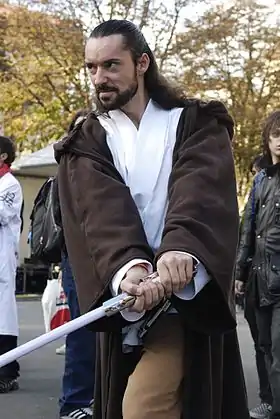 Cosplay de Qui-Gon Jinn.