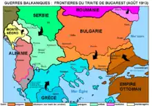 carte des Balkans