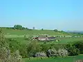 La ferme Esch sur le ban de Coume, depuis le plateau des Espen.