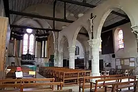 L'intérieur de l'église.