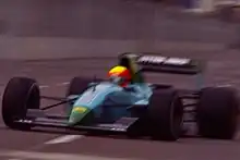 Photo de la Leyton House CG911 de Gugelmin au Grand Prix des États-Unis 1991