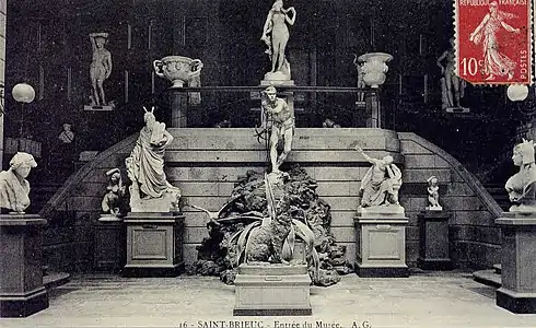 Chaire monumentale, esquisses, en collaboration avec Henri Chapu, musée d'art et d'histoire de Saint-Brieuc.