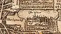 Carte du site à la fin du XVIIe siècle.
