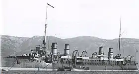 Le Guichen est touché pendant l’été 1919 par la deuxième vague de mutineries en Méditerranée orientale, tout comme le Diderot.