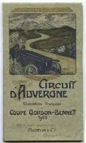 Le Guide vert Auvergne Michelin de 1905.